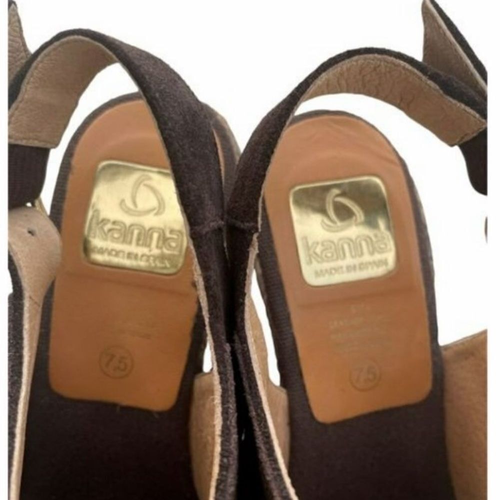 Wedge suede fringe espadrilles - Picture 3 of 4
